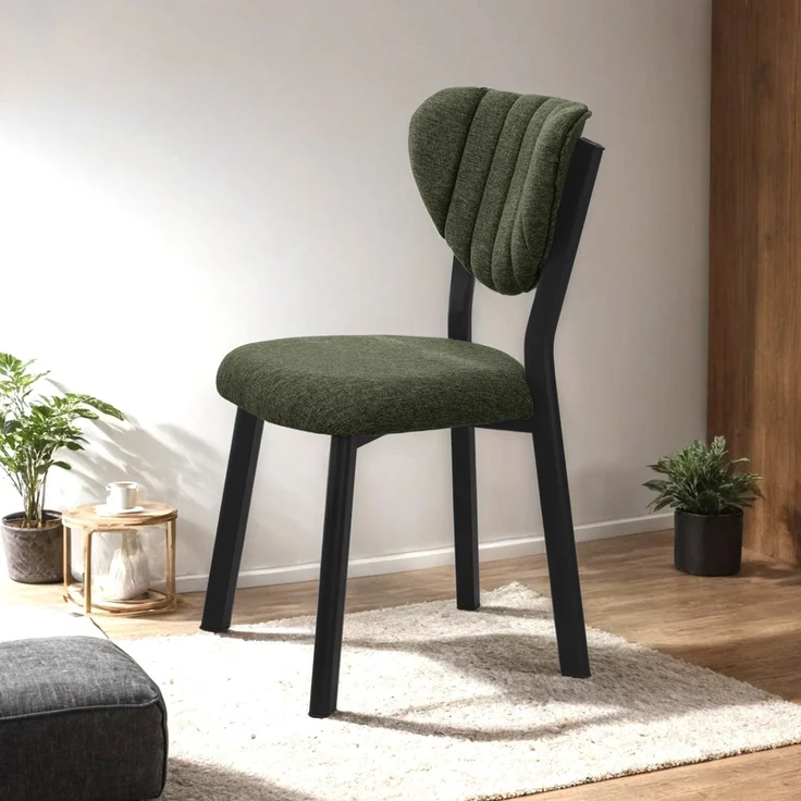 Skye Decor 'Elma - Green' Stuhl, Grün, 47 x 85 x 45 cm – Bild 2