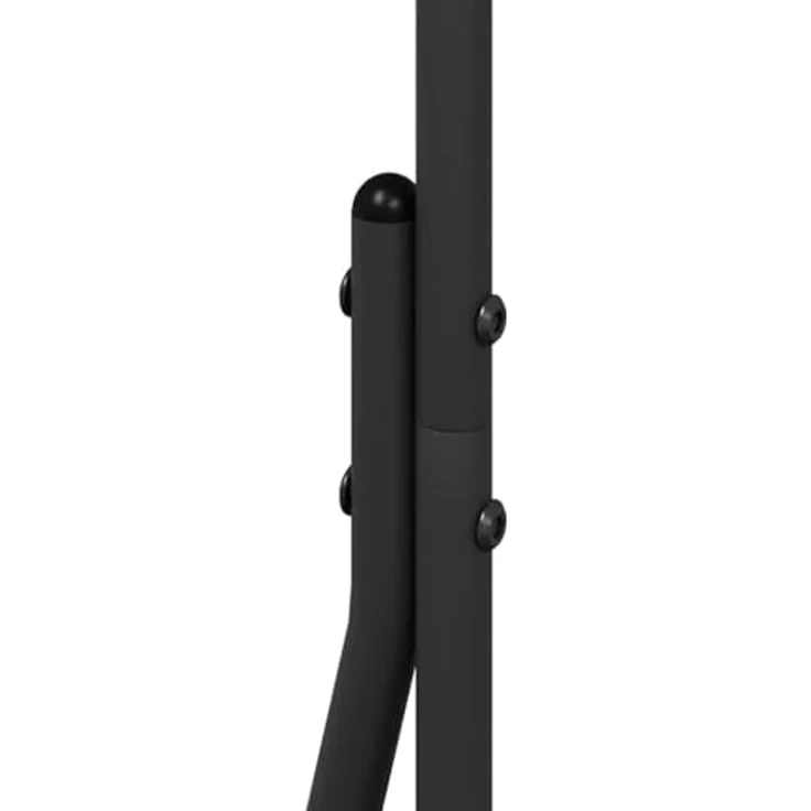 vidaXL Kleiderständer Schwarz 62 x 48 x 158 cm Stahl 868443 – Bild 6