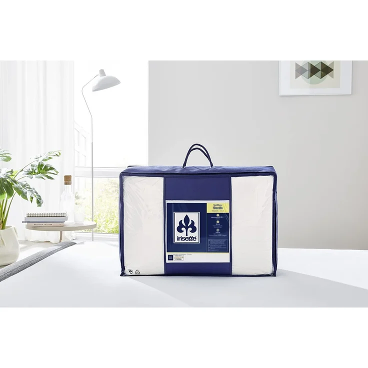 Irisette Daunendecke Nora extra warme Winterdecke, aus 100% Baumwolle 100% Daune mit Aufbewahrungstasche, 155x220 cm, weiß – Bild 5