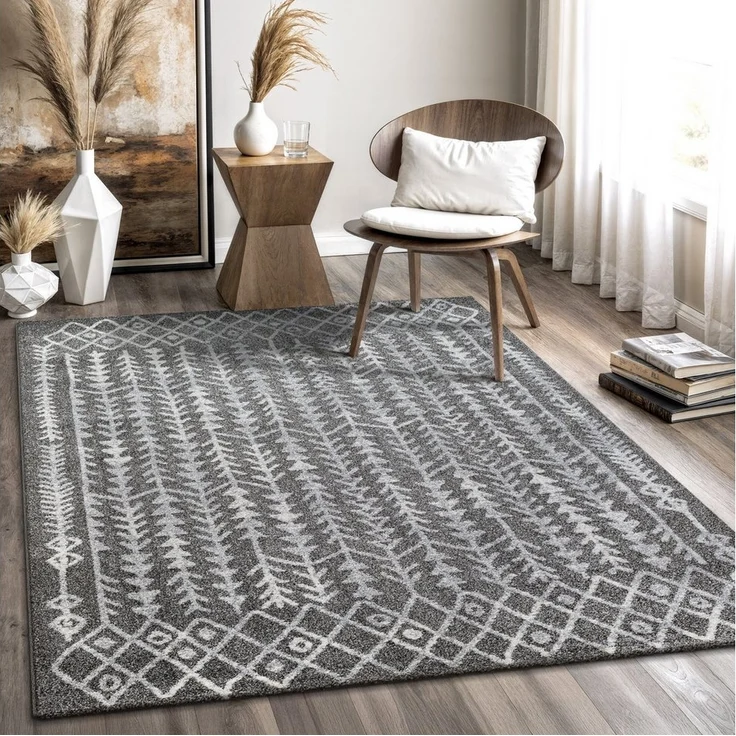 Sanat Teppich Boho 8204, rechteckig, Höhe: 10 mm, Kurzflor, robust, Boho, Scandic, für Fussbodenheizung geeignet – Bild 5