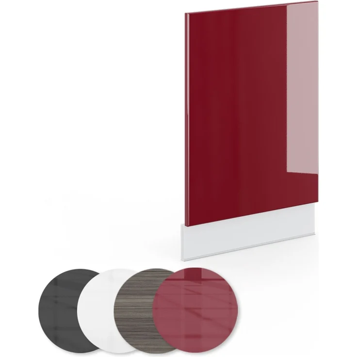 Frontblende Fame-Line Bordeaux Hochglanz 45 cm ohne Arbeitsplatte Vicco – Bild 4