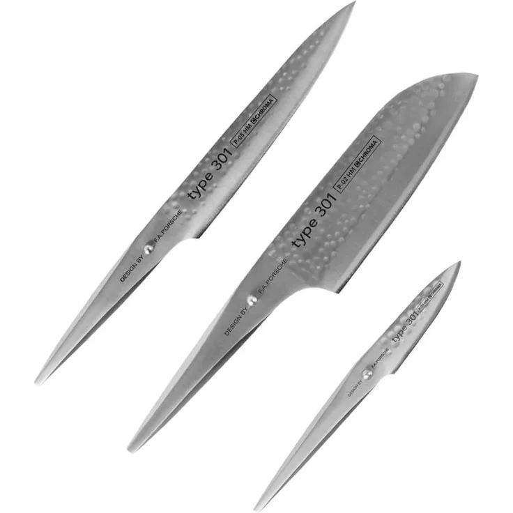 P-529 HM CHROMA type 301 Messerset 3-teilig P-5 HM, P-2 HM und P-9 HM