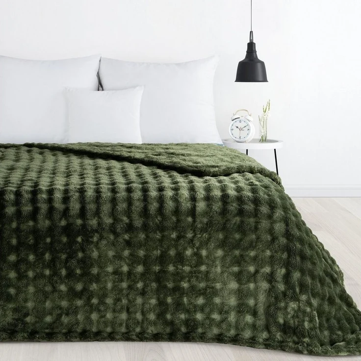 Wohndecke BUBBLE, Design91, flauschige Kuscheldecke mit 3D-Muster, 350 g/m², weich & warm – Bild 2