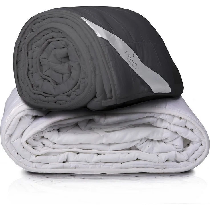 Feluna Gewichtsdecke Schwerkraftdecke Therapiedecke, Füllung: Glasmikroperlen 8 kg, Anti-Stress Bett-Decke – Bild 1