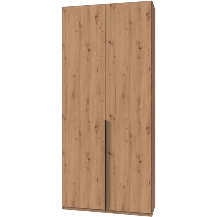 Wimex Kleiderschrank Mugano,in 5 Breiten,2 Höhen,2 Tiefen, viele Farben, Made in Germany (in Basic oder Premium Ausstattung) mit langen Griffen aus Metall, mit oder ohne Spiegel – Bild 4
