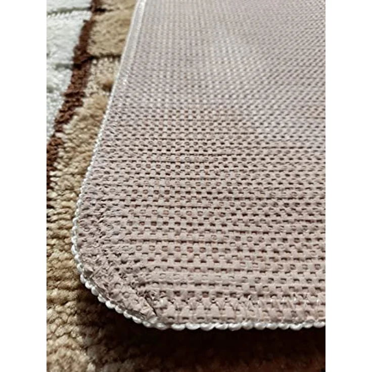 oKu-Tex Badematte Badgarnitur 2-teilig mit Ausschnitt, weich & rutschfest, fußbodenheizungsgeeignet, strapazierfähig, Polypropylen, WC-Vorleger Set mit Ausschnitt, weicher Flor, waschbar, flauschig – Bild 5