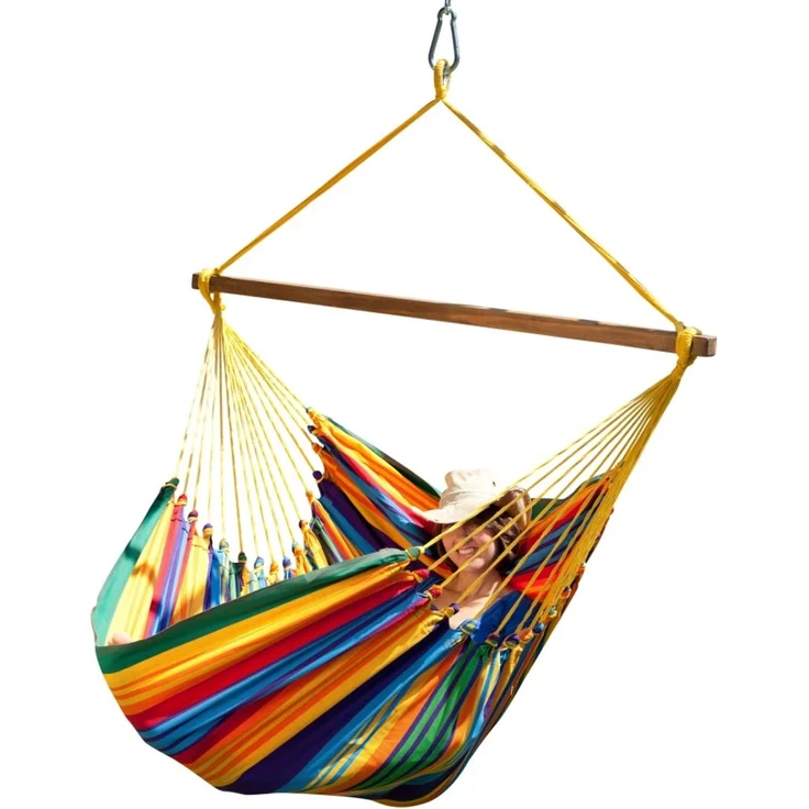 MacaMex Hängesessel Cayo Gigante Paradiso Südamerika, wetterfest, multicolor, 140 cm x 210 cm – Bild 7