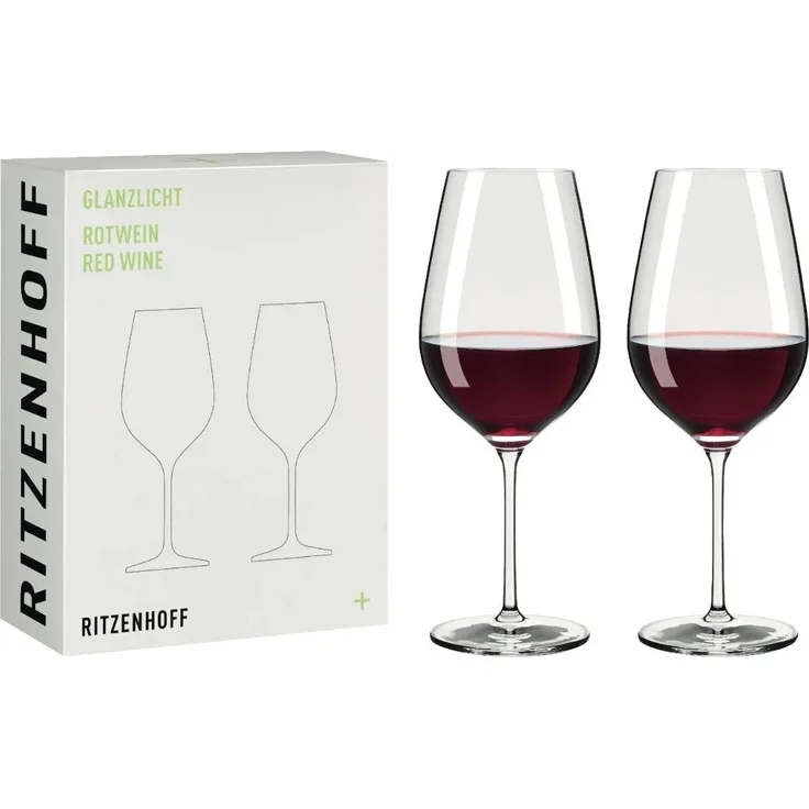Ritzenhoff 8011001 Rotweinglas-Set #1 GLANZLICHT RDT 2024 in Geschenkbox