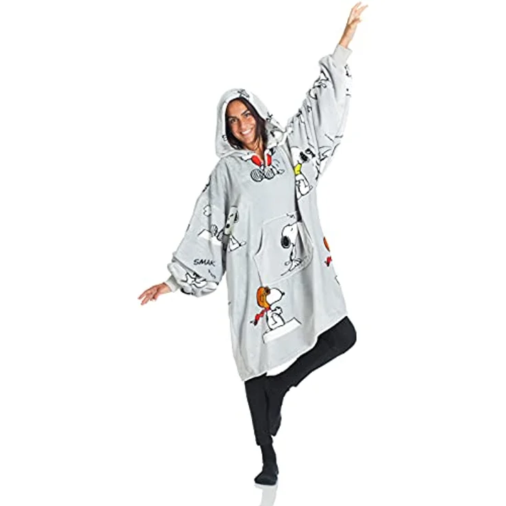 Kinderdecke Kanguru Snoopy Hoodie, XXL-Pullover für Männer & Frauen, Kanguru – Bild 3