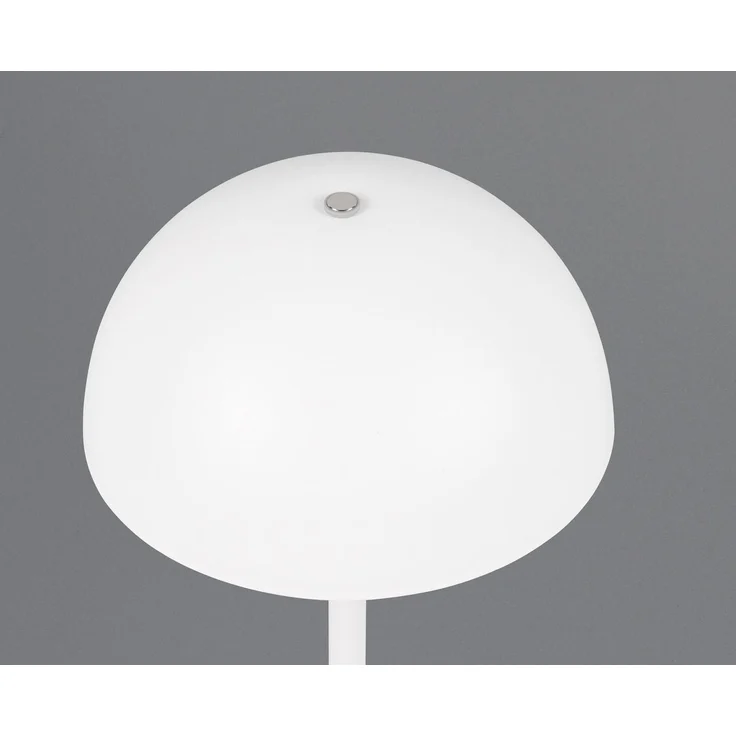 Akku Tischleuchte MUNOZ Weiß dimmbar & per USB aufladbar, Höhe 21cm – Bild 5