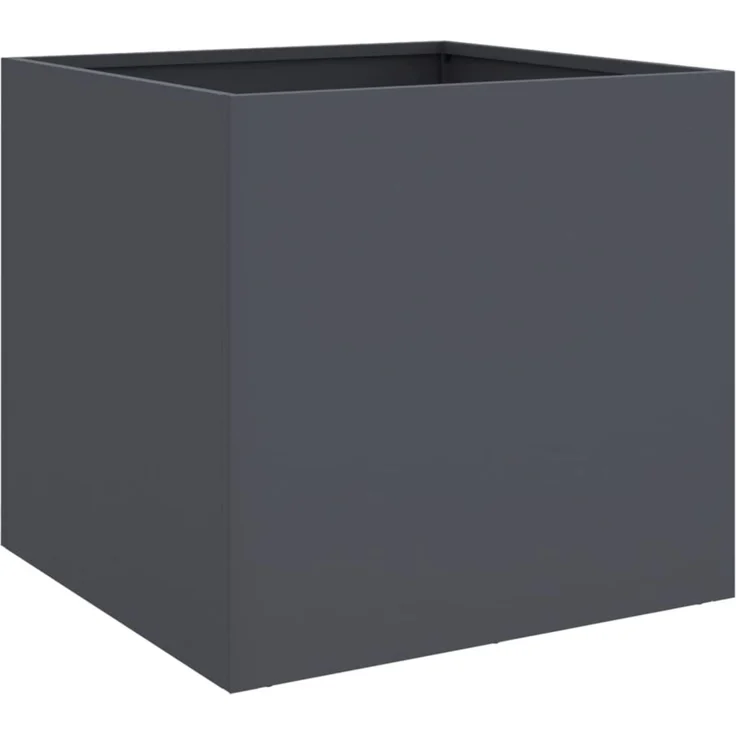 vidaXL Pflanzkübel Anthrazit 49x47x46 cm Stahl 841563 – Bild 6