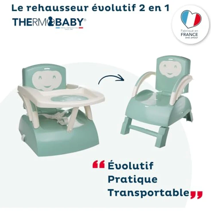 THERMOBABY Chair Booster - Smaragdgrün – Bild 3