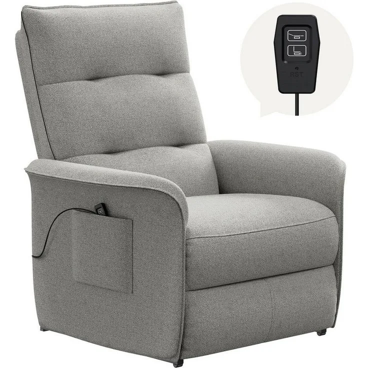 FLEXISPOT Sessel Elektrischer Relaxsessel – Ergonomischer Liegesessel mit Relaxfunktion (leicht zu montieren, kompakt verpackt & einfach zu transportieren), Fernsehsessel, ergonomisch, bis 200 kg belastbar, 105°-155°