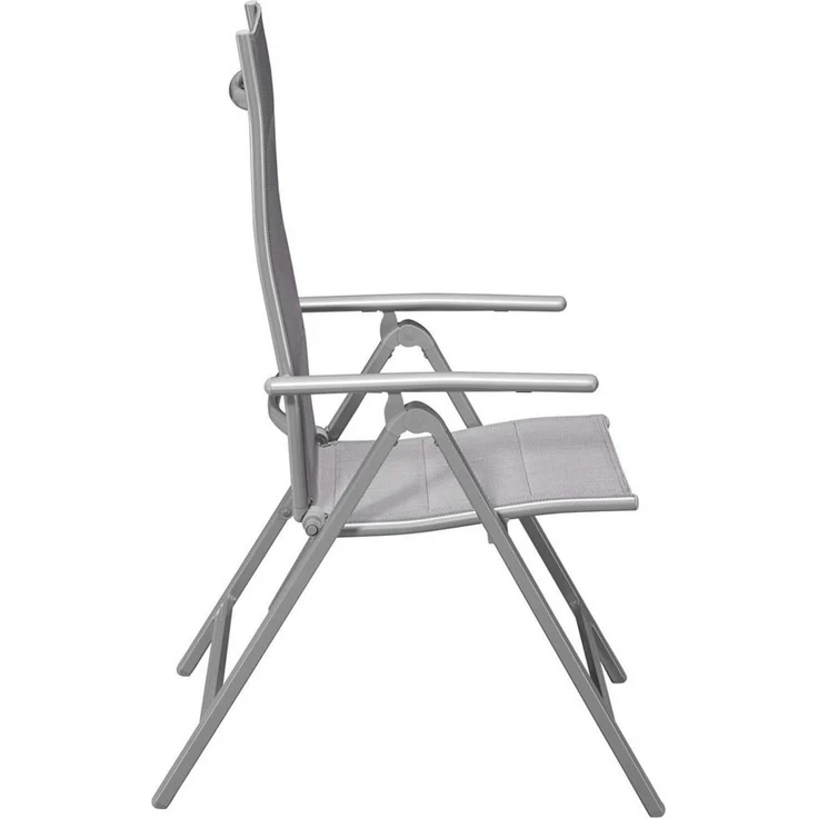 Taviano Gartensessel, klappbar, 2er Set, Aluminium/Textil – Bild 4