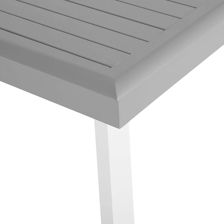 Gartentisch Metall Hellgrau PERETA – Bild 7