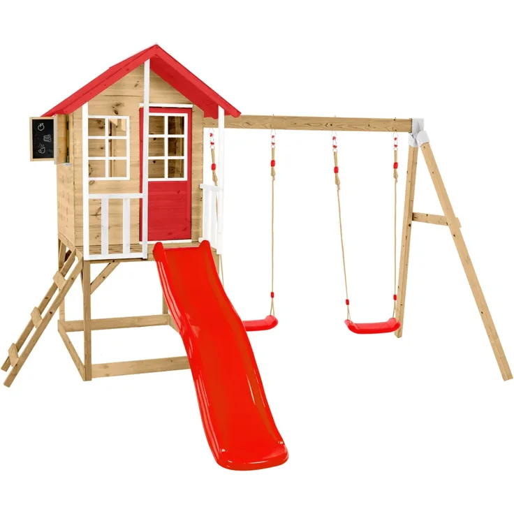 Zwerkules Lolla 3 | Kinder Stelzenhaus mit Rutsche