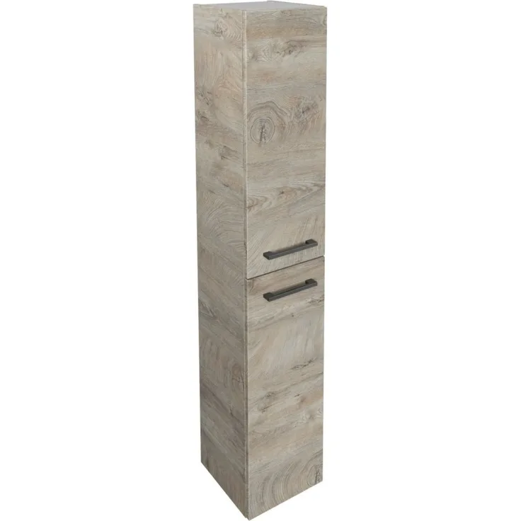 Fackelmann OXFORD Hochschrank 30 cm breit, Braun hell