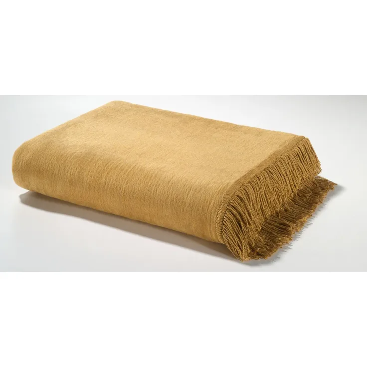 casa NOVA Plaid FRANSEN BL 130x170 cm gold