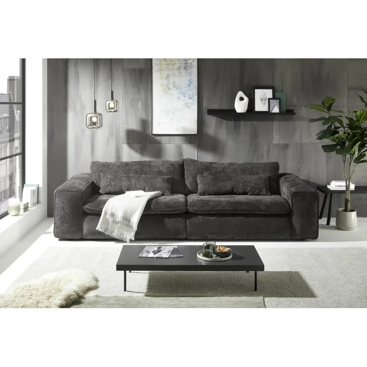 Big Sofa Venice Mikrofaser Eden optional mit Hocker – Ed Exciting Design