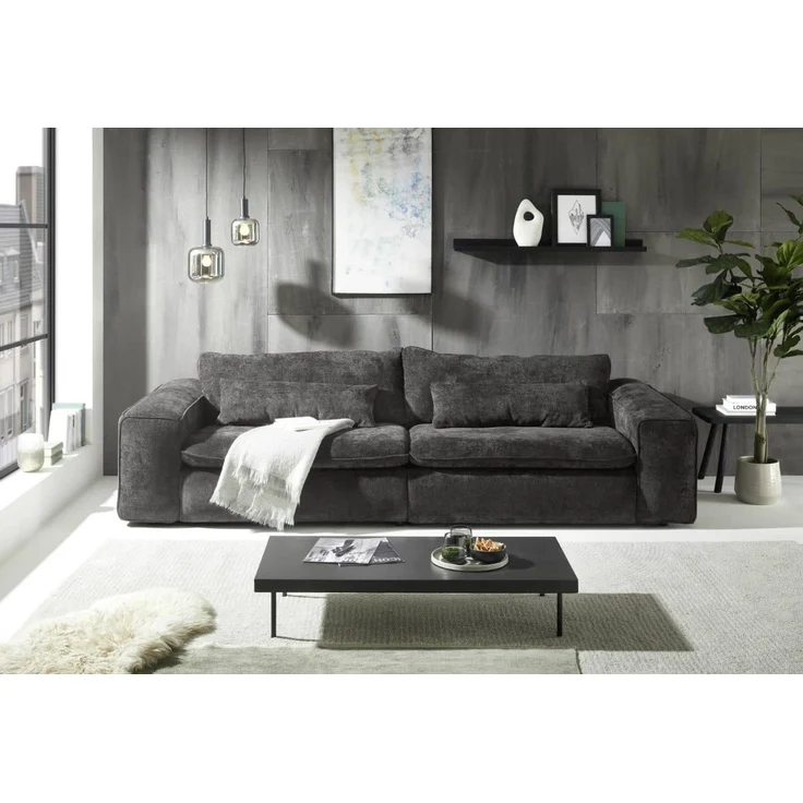 Big Sofa Venice Mikrofaser Eden optional mit Hocker – Ed Exciting Design – Bild 1