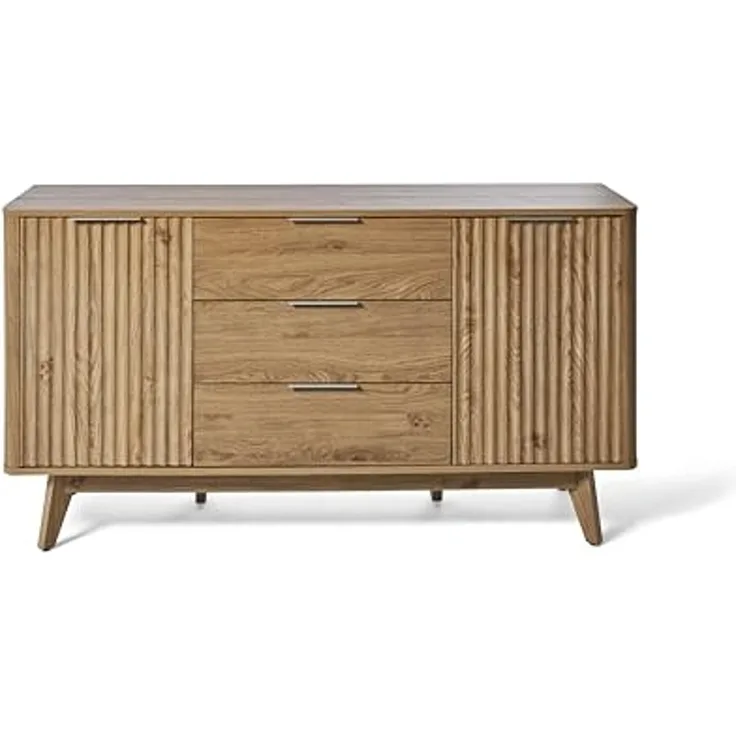 Jahnke Sideboard, Engineered Wood, Montana Eiche Nb, One Size
