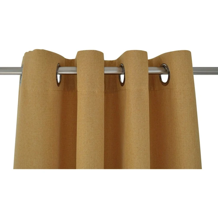 Kutti Vorhang Dimout (1 St), Ösen, verdunkelnd, Verdunkelung, Thermo, isolierend, einfarbig – Bild 2