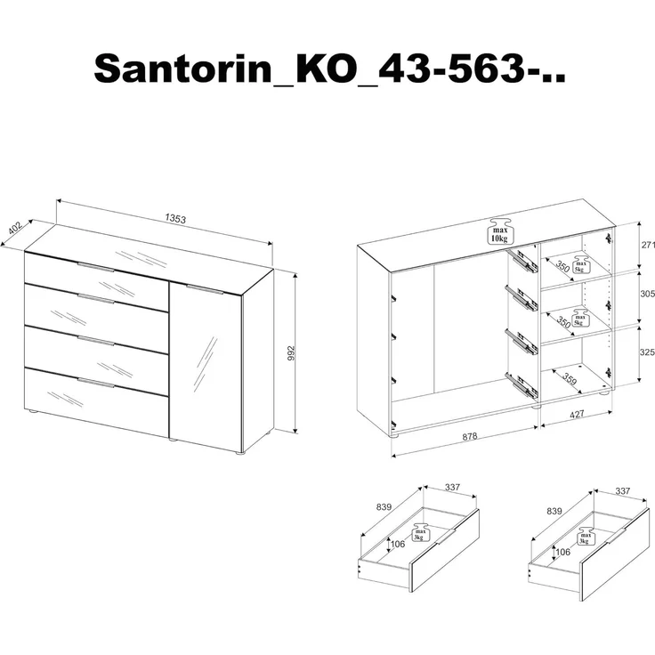 Kommode SANTORIN – Bild 3