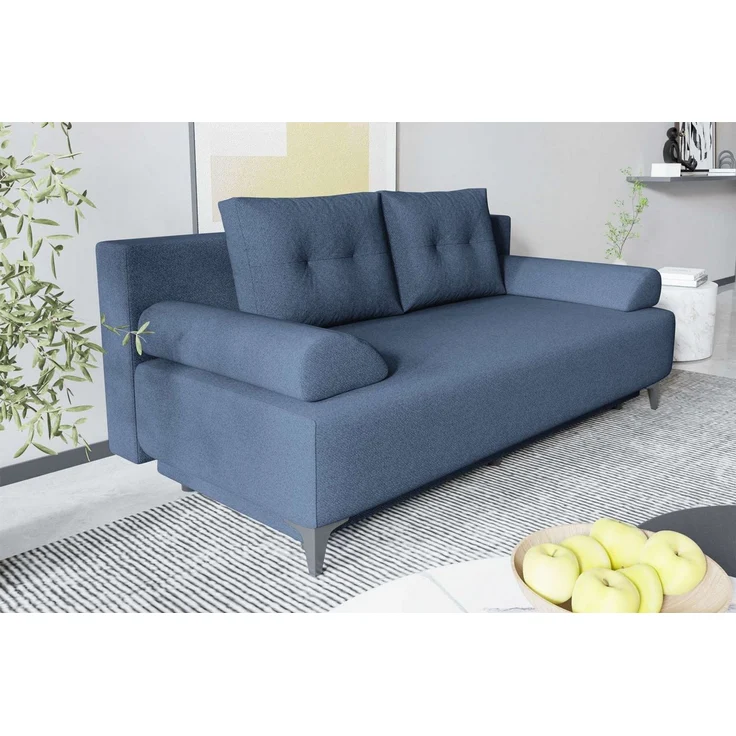 99rooms 3-Sitzer Fiora, Sofa, Inkl. 2 Rückenkissen, 2 Armteilkissen, mit Rundumbezug – Bild 2