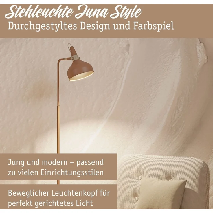 Paulmann 77069 Stehleuchte Neordic Juna Style Nougat E14 – Bild 4
