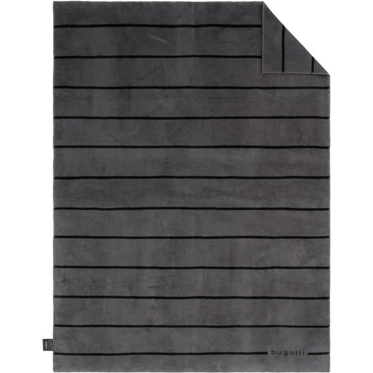Bugatti Jacquard Decke grau 150x200 – Bild 4