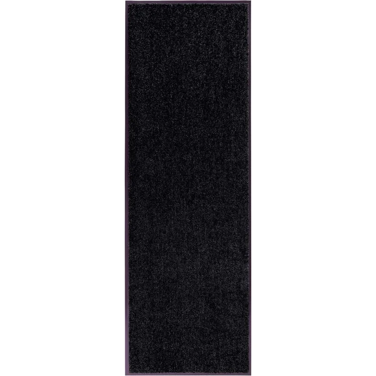 Waschbare Fußmatte Wash & Clean - schwarz - 60x180x0,7cm – Bild 2
