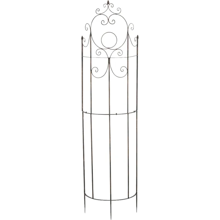 Rankgitter KNUT - 52,5x23x200cm, Metall, Bronze | Rankhilfe Kletterpflanzen Gartendekoration