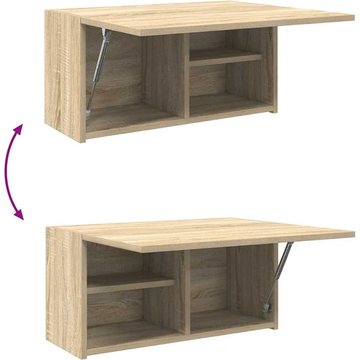 vidaXL Bad-Wandschrank Sonoma-Eiche 60x25x30 cm Holzwerkstoff 860060 – Bild 8