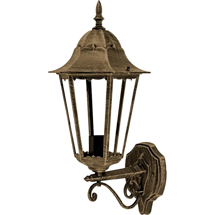 Wandleuchte, Alu Druckguss bronze, H 51 cm – Bild 1