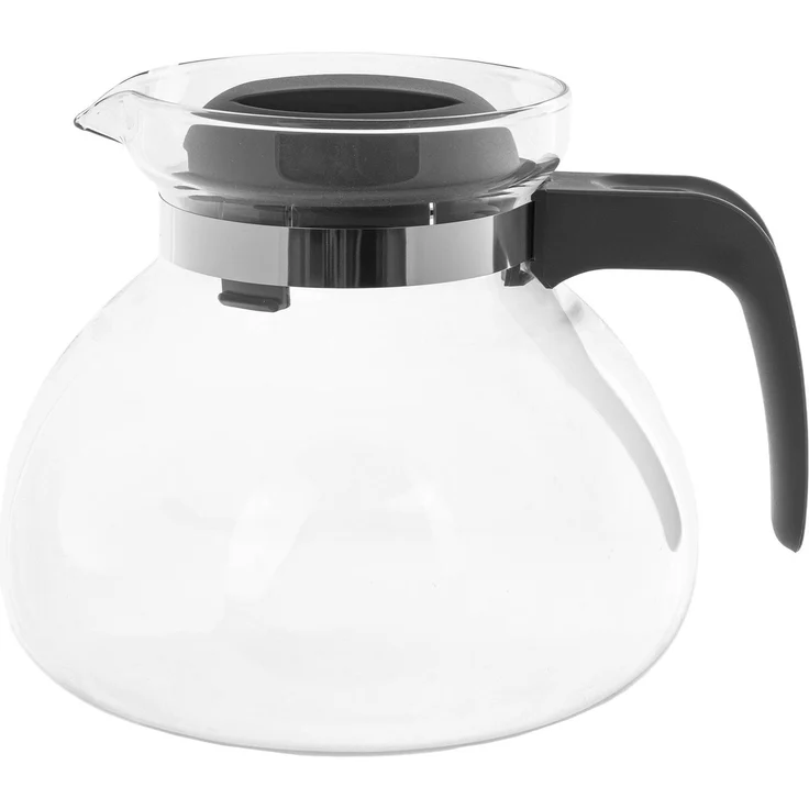 KADAX Hitzebeständige Teekanne mit Deckel, Glas, grau 1,7L – Bild 8