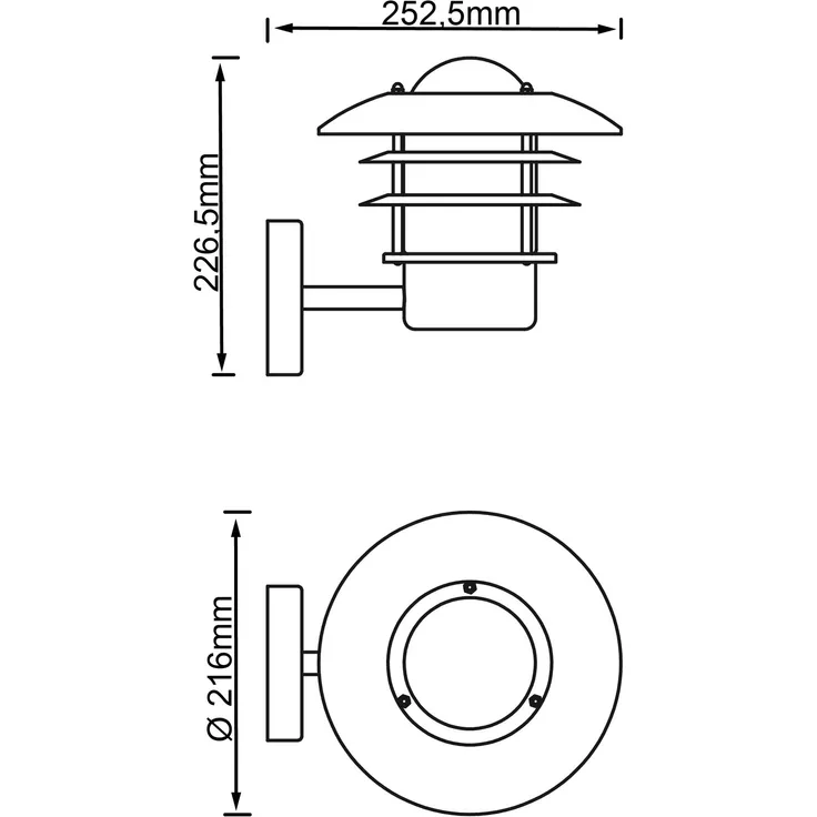 Brilliant Leuchten No. 45781-82 Aussenwandleuchte Terrence stehend E27 IP44 edelstahl