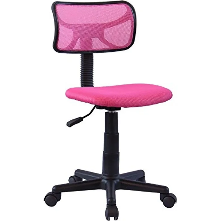 IDIMEX Drehstuhl MILAN, ergonomischer Schreibtischstuhl mit Netzbezug pink