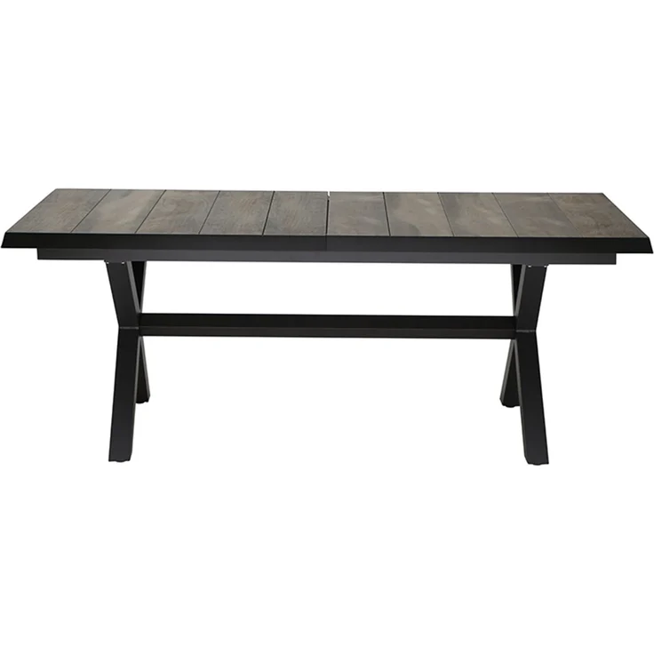 Siena Garden Sincro Ausziehtisch 200/260x100 anthrazit, Alu, Keramik – Bild 3