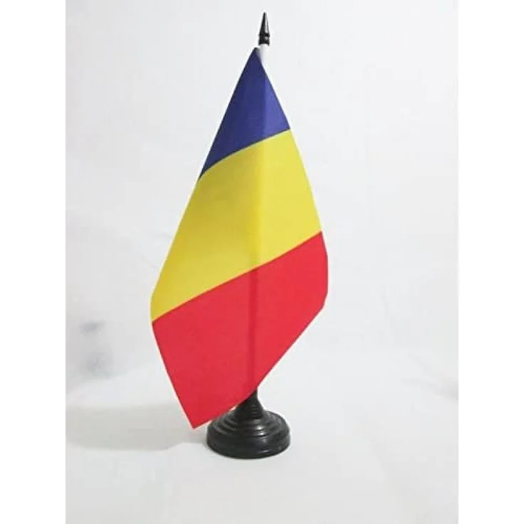 AZ FLAG - Tischflagge Andorra Zivilist - 21x14 cm - Andorra Tischfahne 14 x 21 Cm - Flaggen