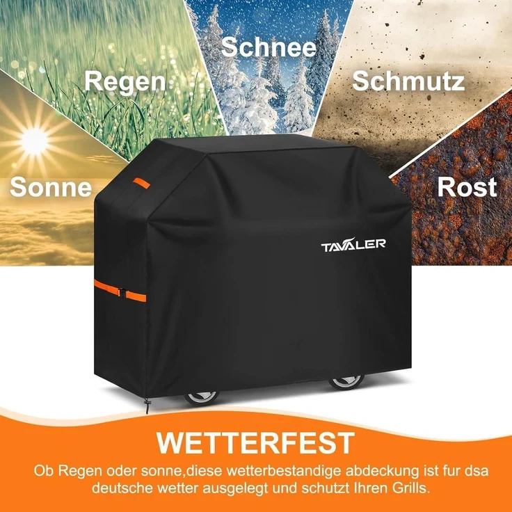 Grillabdeckung Schutzhülle Gasgrill Oxford 600D 600D-160 x 70 x 125 cm – Bild 7