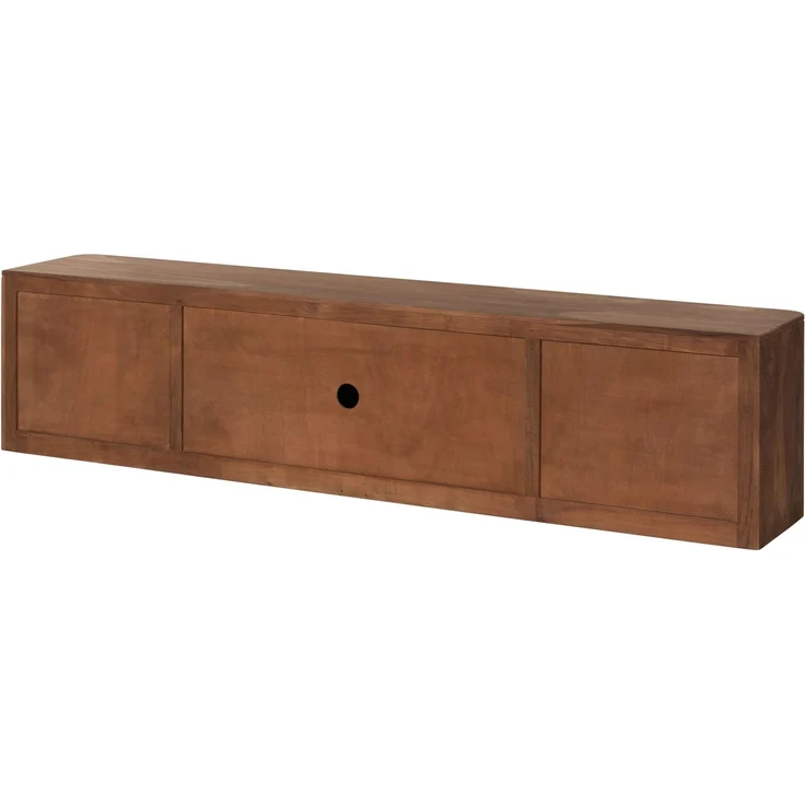 TV-Board Sheesham 220 x 40 x 50 smoked cherry gebeizt TORONTO #166 – Bild 7