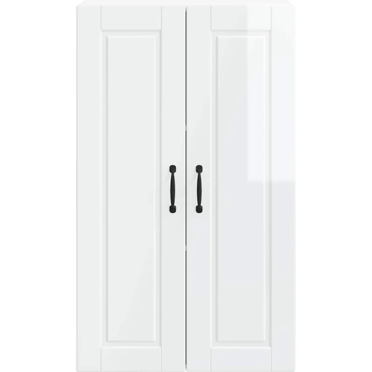 vidaXL Wandschrank PORTO Hochglanz-Weiß 60 x 31 x 100 cm Holzwerkstoff 885489 – Bild 6