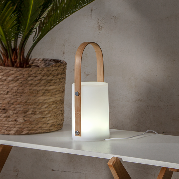 Outdoor-LED-Laterne Lisa, Farbwechsel, Akku inkl.