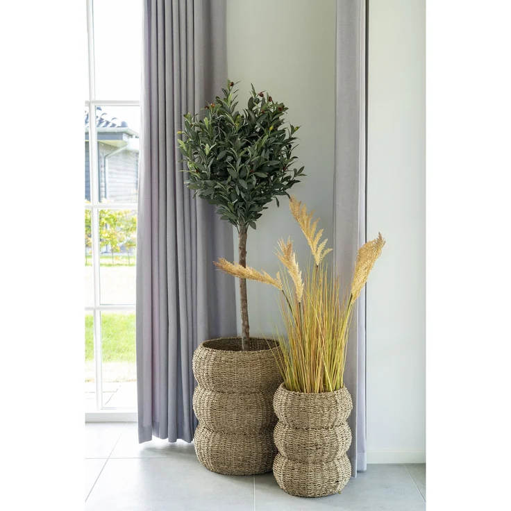 House Nordic Körbe, Seegras, Natur, 2er Set – Bild 5