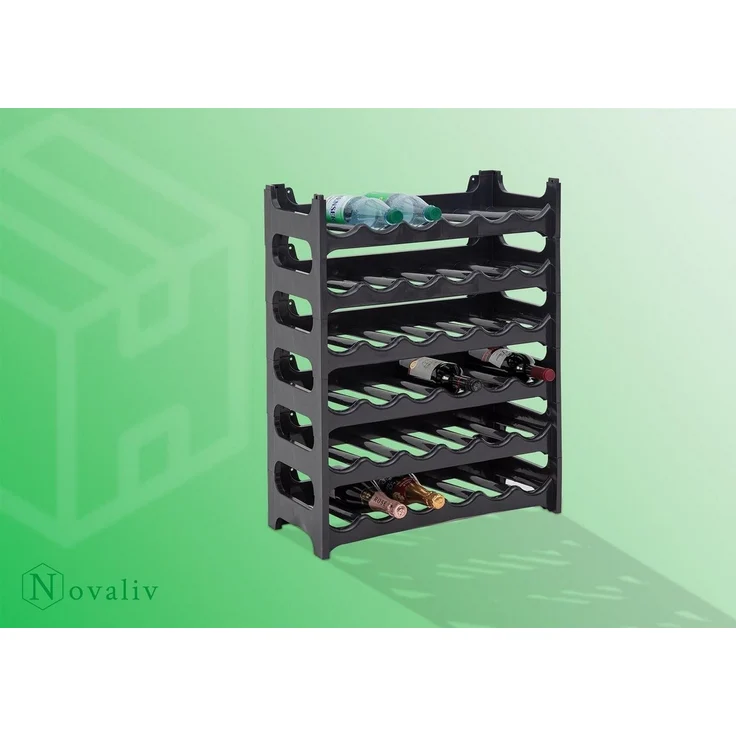 Novaliv Weinregal -, Spar-Set 6-tlg, Stapelbar,platzsparend, erweiterbar – Bild 3