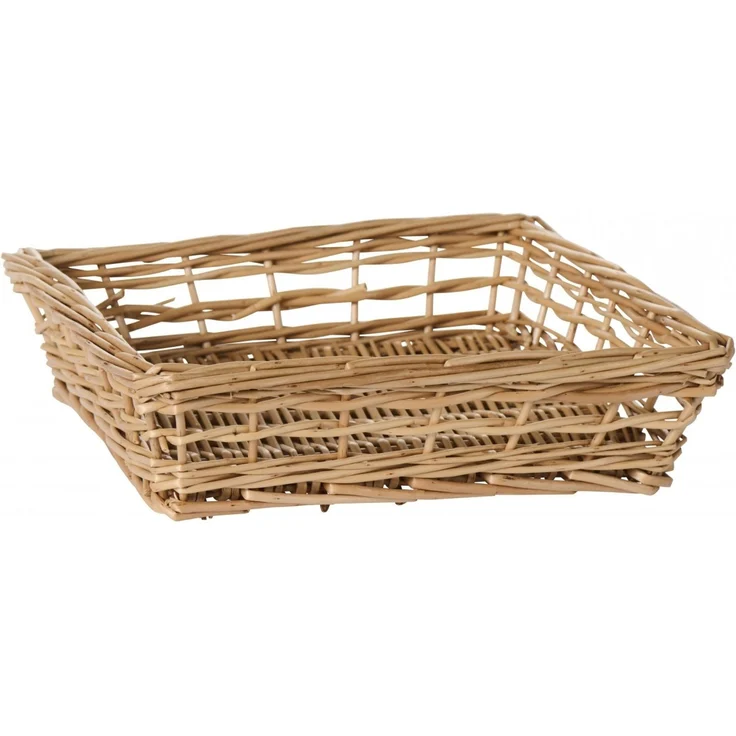 Ib Laursen - Serviettenhalter Korb Serviettenkorb Quadratisch Weide 29043-00