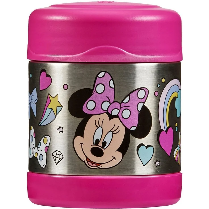 THERMOS Thermobehälter FUNTAINER FOOD JAR DISNEY, Thermobehälter für Essen, spülmaschinenfest, Edelstahl, Kunststoff, Silikon, (1-tlg), 0,3l, 7h heiß & 7h kalt, dicht & auslaufsicher – Bild 1