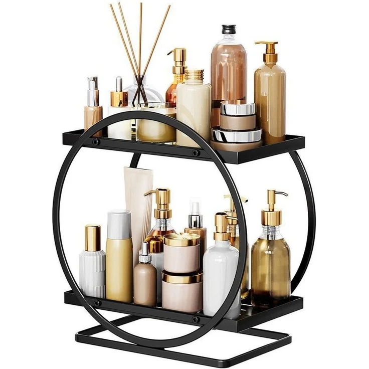 TUWENA Make-Up Organizer Makeup Organizer, 2 Stöckiger Kosmetik Aufbewahrungskorb – Bild 5