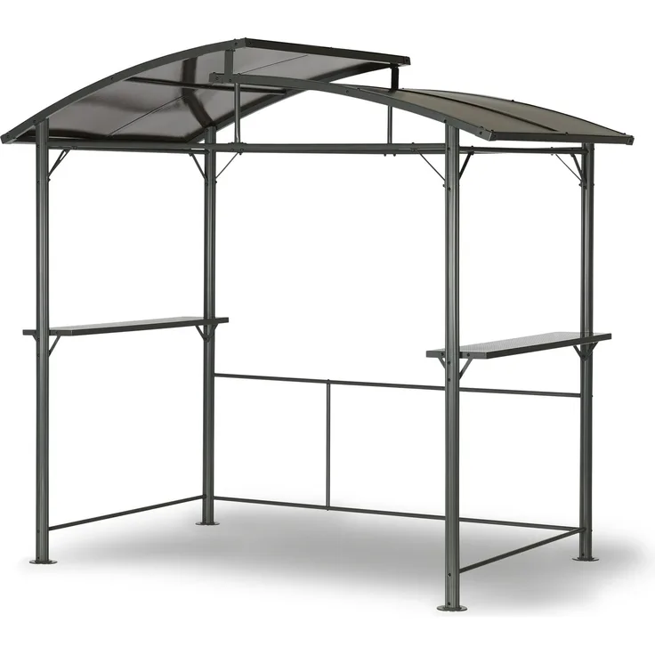 Leco Profi-Grillpavillon, Aluminium / Polycarbonat anthrazit, 150 x 245 x 234