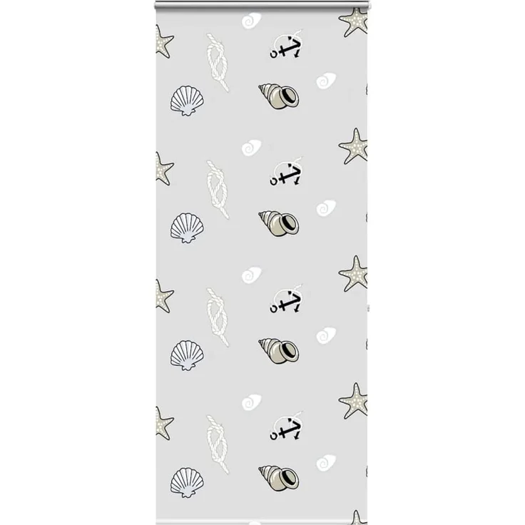 vidaXL Duschrollo mit Kassette 90x240 cm Stoffbreite 86 cm 4015011 – Bild 1
